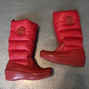 Tory Burch Snow Boots Red Size 8